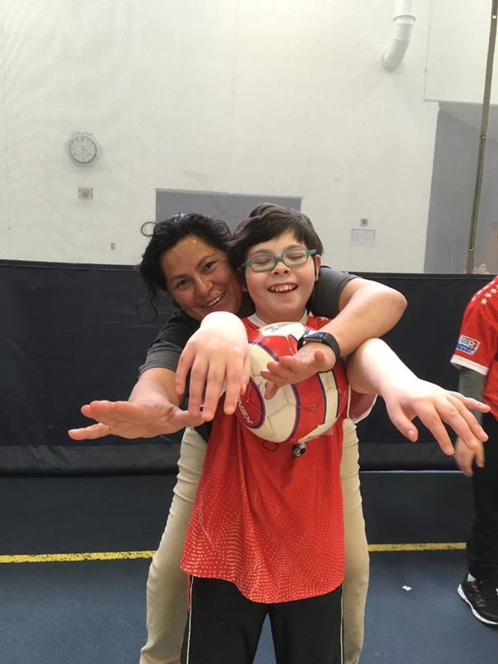 Chicago TOPSoccer players and volunteer buddies