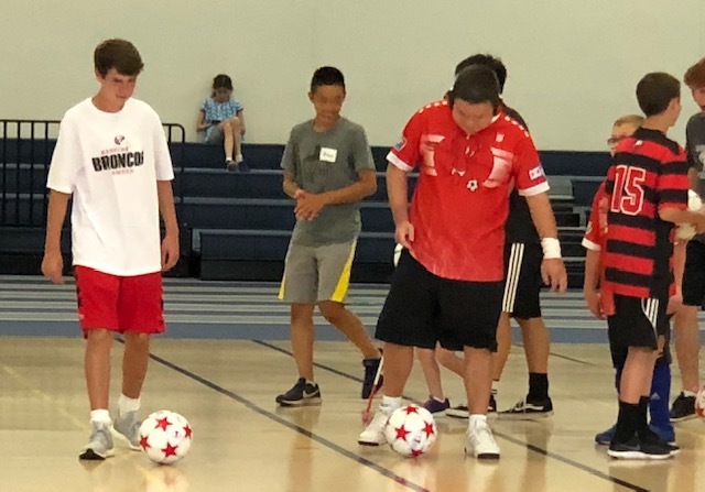 Chicago TOPSoccer players and volunteer buddies