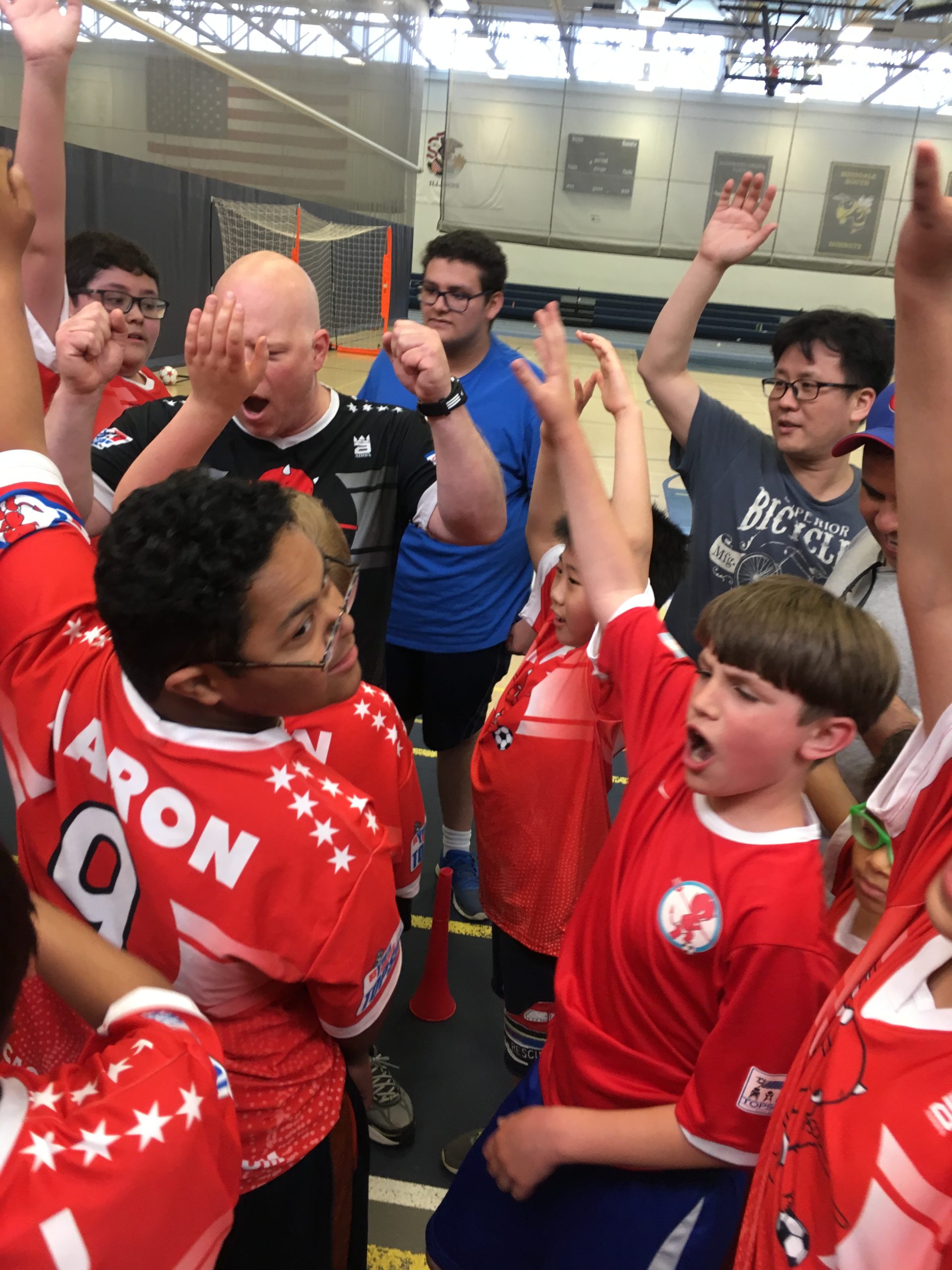 Chicago TOPSoccer players and volunteer buddies
